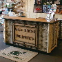 rustic sales counter, custom rustic furniture